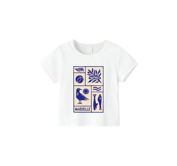 Marseille Minimalist Crop Top
