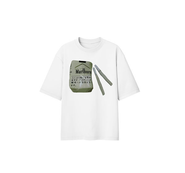 White Marlboro Tee