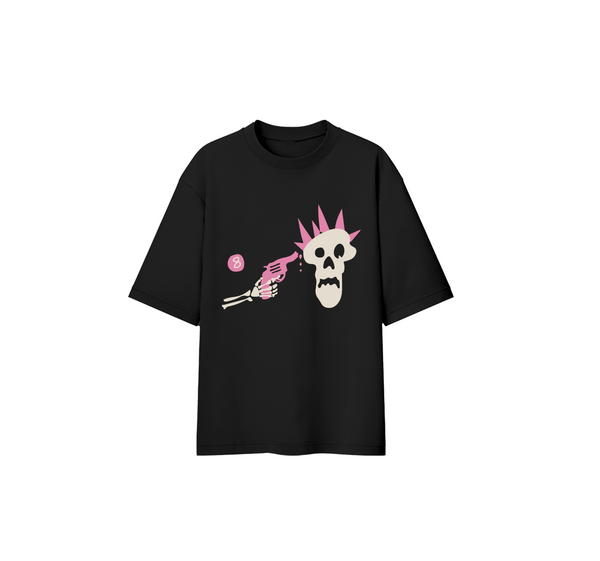Gun and skull Tee